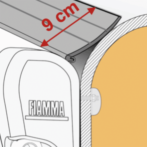 Fiamma Awning Rain Guard L