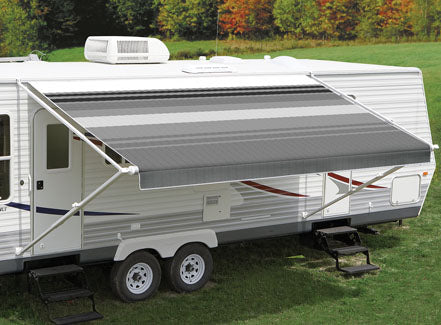 10ft Black & Gray Dune Roll Out Awning (No Arms)