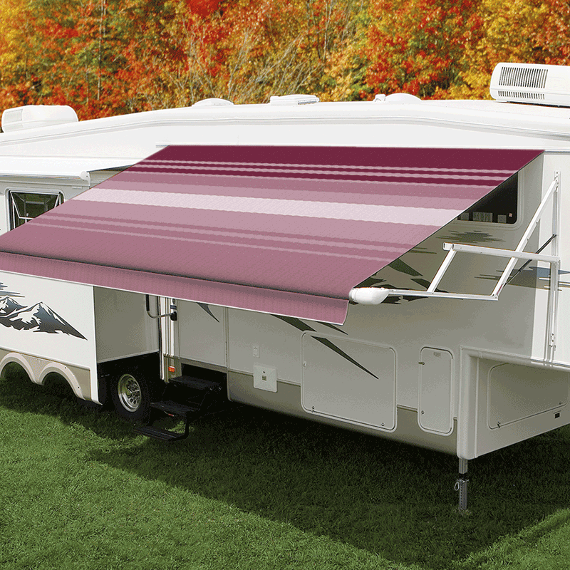 16ft Bordeaux Dune Roll Out Awning (No Arms)