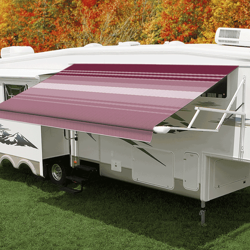 17ft Bordeaux Dune Roll Out Awning (No Arms)