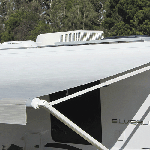 10ft Silver Shale Fade Roll Out Awning (No Arms)