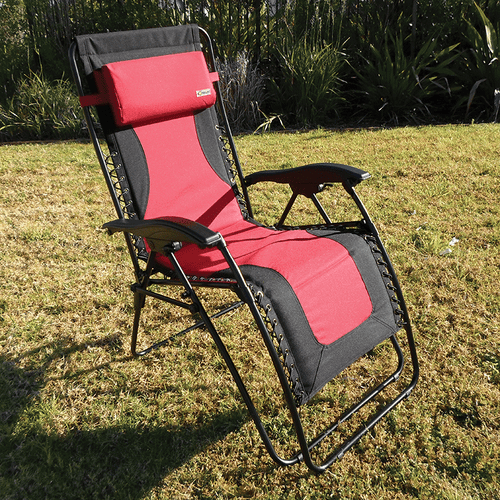Coast Padded Red & Black Laguna Recliner