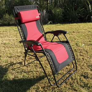 Coast Padded Red & Black Laguna Recliner