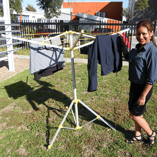 Coast Portable Folding Clothesline 4 Arms