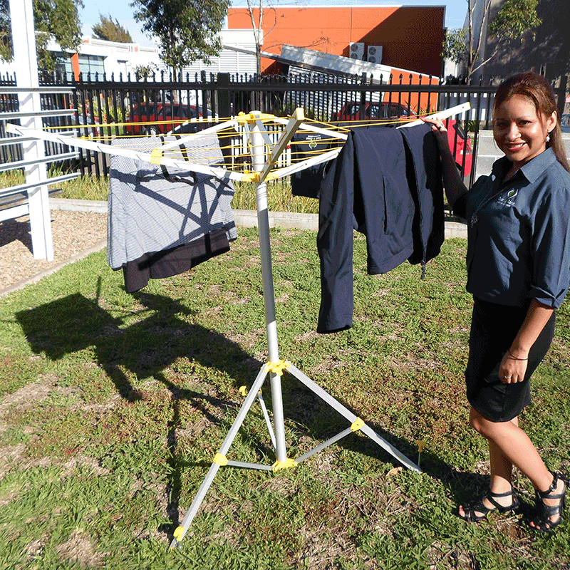 Coast Portable Folding Clothesline 4 Arms