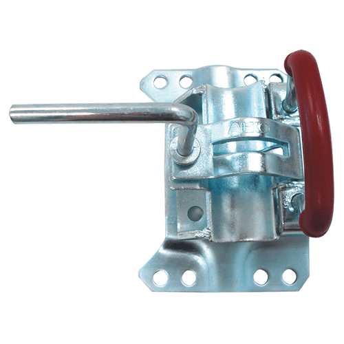 Adjustable swivel jockey wheel bracket