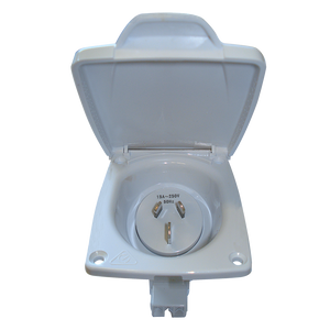 CMS 15AMP Plug Power Inlet White