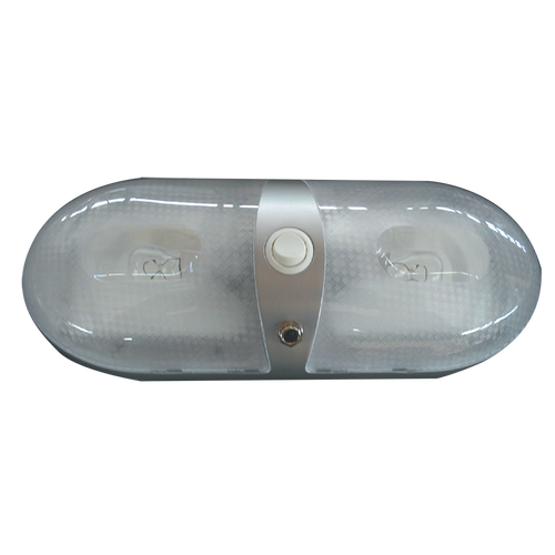 Silver Dual Interior Dome light