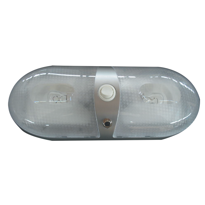 Silver Dual Interior Dome light