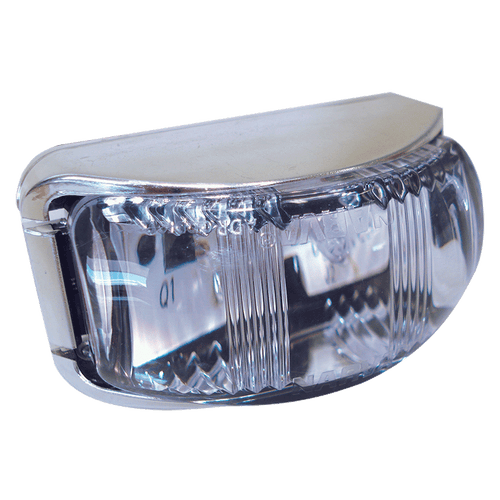 Narva L.E.D Front Lamp Amber - Chrome Base.