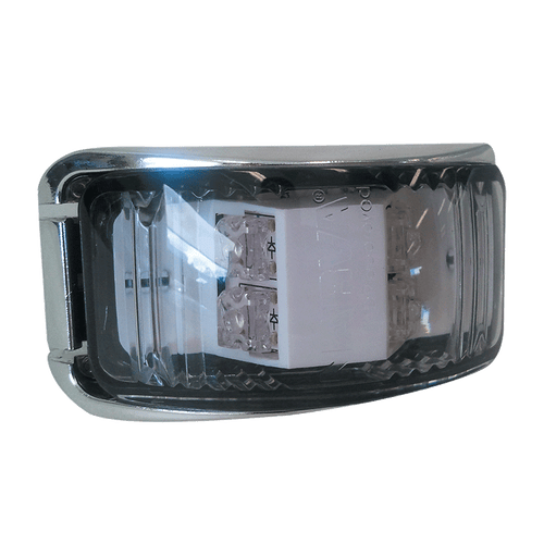 Narva L.E.D. Side Indicator Lamp Amber With Chrome Base