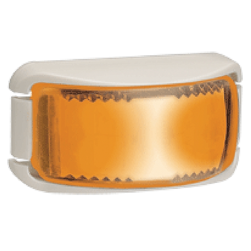 Narva L.E.D Side Indicator Lamp Amber - White Base.