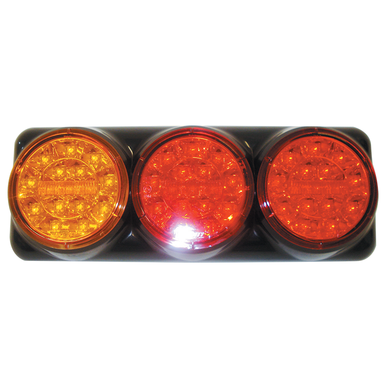 Combo Lamp - Black Housing 12/24V