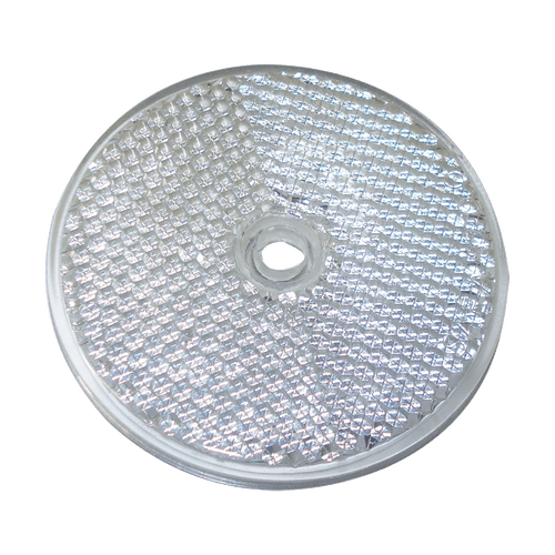 Round Reflex Reflector - Clear