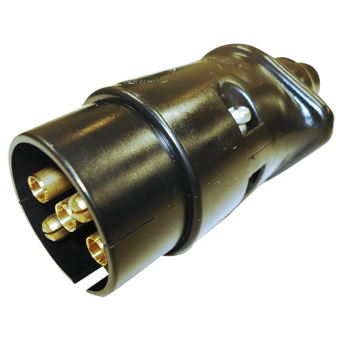 Narva Trailer Plug 5 Pin Large Round Plastic Blister Pack