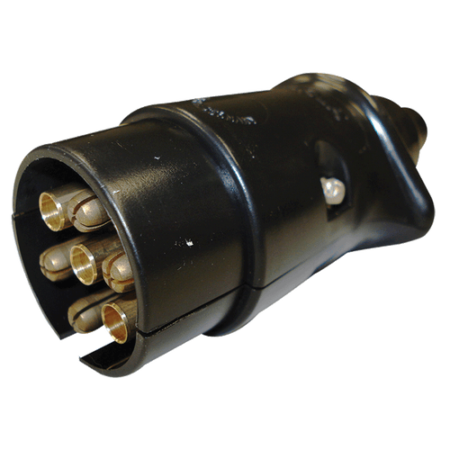 Narva Trailer Plug 7 Pin Large Round Plastic Blister Pack