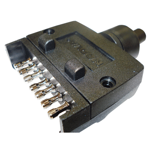 Narva Trailer Plug 7 Pin Flat Blister Pack