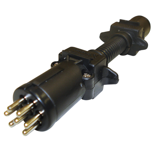 Narva Trailer Adaptor 6 Pin Round Car To 7 Pin Round Blister Pack