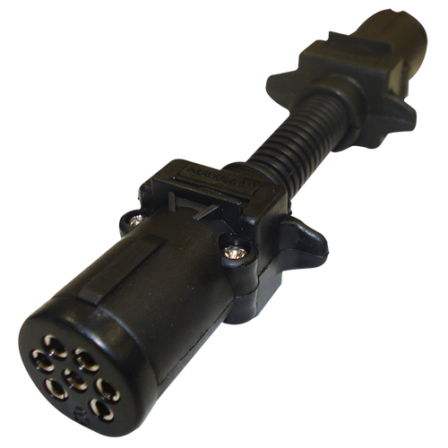 Narva Trailer Adaptor 7 Pin Round Car To 6 Pin Round Van