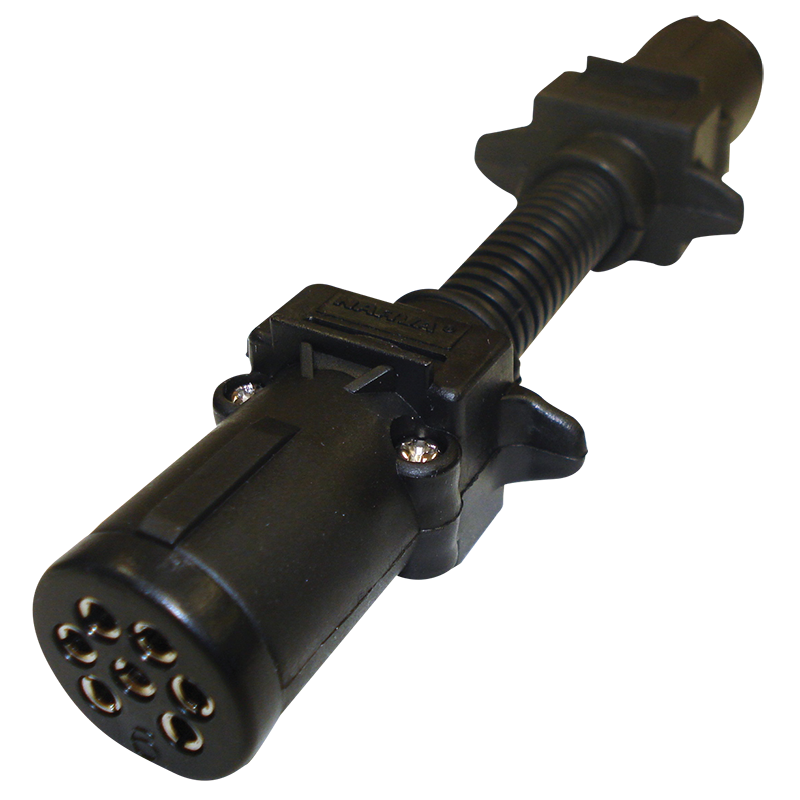 Narva Trailer Adaptor 7 Pin Round Car To 6 Pin Round Van