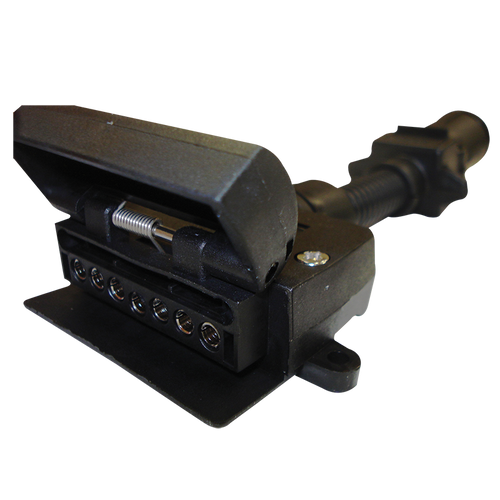 Narva Trailer Adaptor 7 Pin Round Car To 7 Pin Flat Van