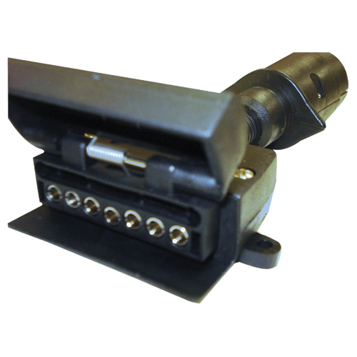 Narva Trailer Adaptor 5 Pin Large Round Car To 7 Pin Flat Van