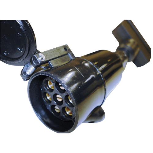 Narva Trailer Adaptor 7 Pin Flat Car To 7 Pin Large Round Van