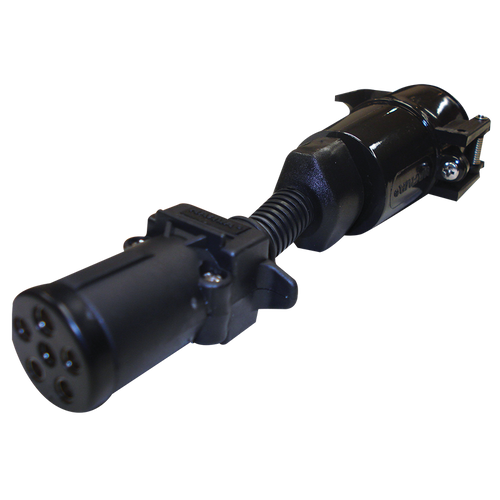 Narva Trailer Adaptor 6 Pin Small Rnd Car To 7 Pin Large Rnd Van