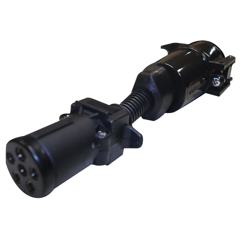 Narva Trailer Adaptor 6 Pin Small Rnd Car To 7 Pin Large Rnd Van