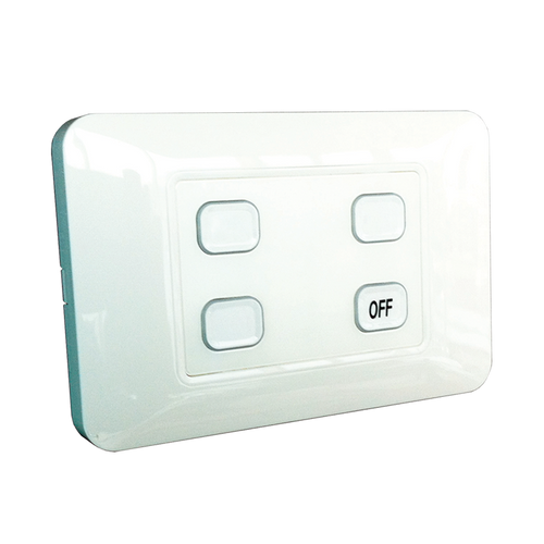 4-Gang Wireless Switch with Master Off
