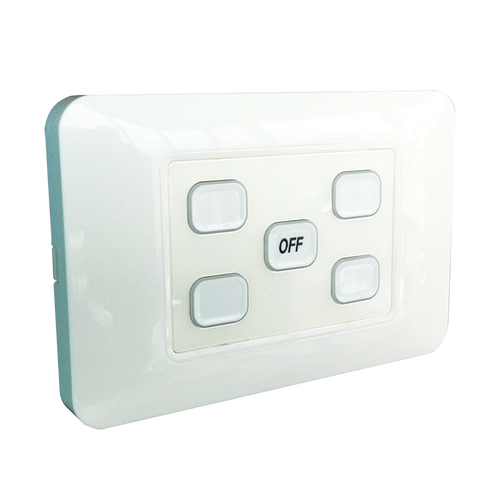 5-Gang Wireless Switch with Master Off