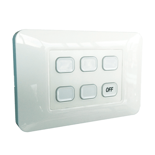 6-Gang Wireless Switch with Master Off