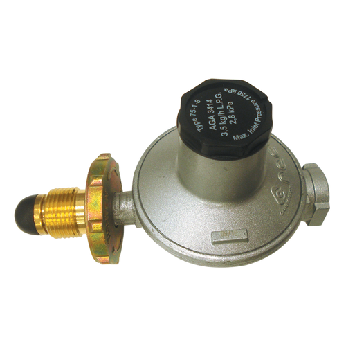 LPG (Single Stage) Gas Regulator - 3.5kg/hr