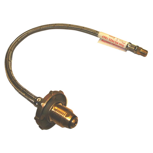 S/S Flexible Hose 450mm With Hand Wheel