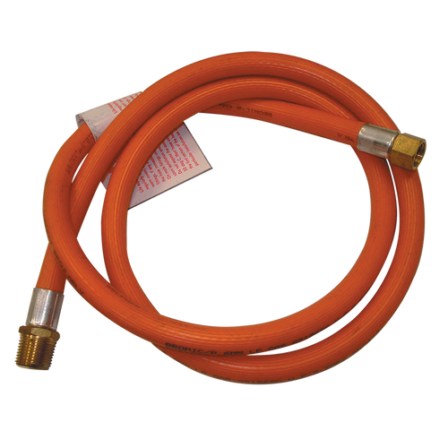 Gas Hose 3/8” BSPM x 1/4” BSPF x 1200mm