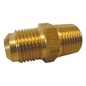 SAE Male x BSP Tapered Male Union 3/8" x 3/8"