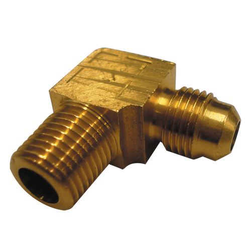 SAE Male x BSP Male Tapered Elbow 5/16