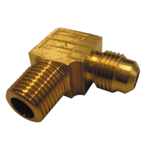 SAE Male x BSP Male Tapered Elbow 5/16" x 1/4"