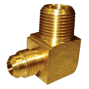 SAE Male x BSP Male Tapered Elbow 5/16" x 3/8"