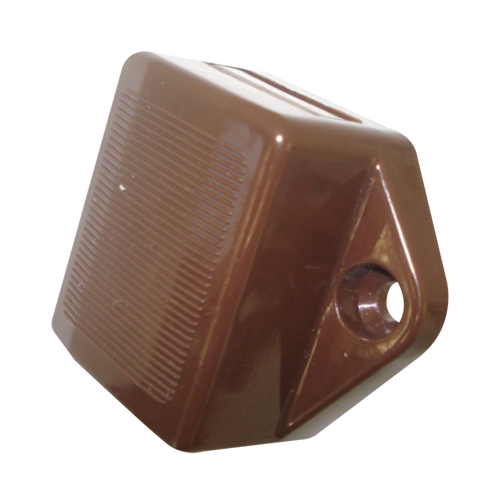 Push Button Lock Brown Large