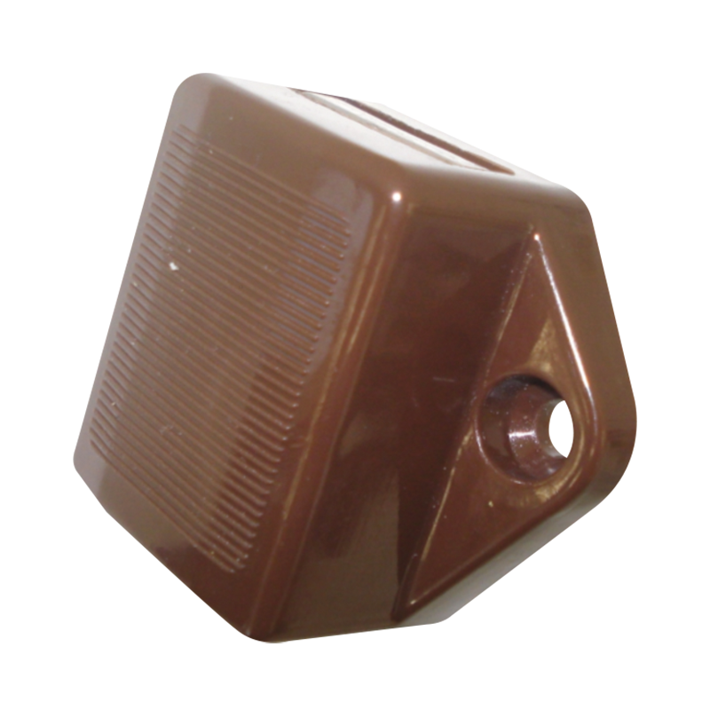 Push Button Lock Brown Large