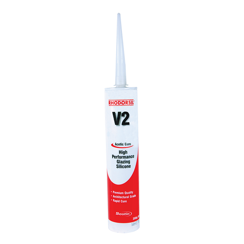 V2 Silicone Sealant Acetic Cure - White