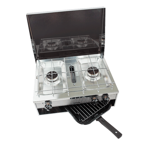 Thetford Hotplate, 2 Burner and Grill
