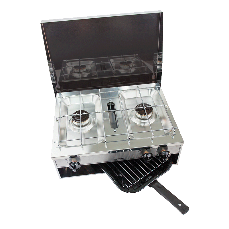 Thetford Hotplate, 2 Burner and Grill