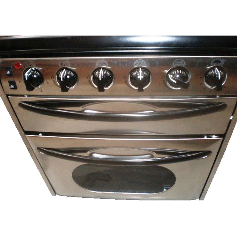 Smev 401 S/Steel Oven, 3 Gas & 1 Electric Cooktop & Grill
