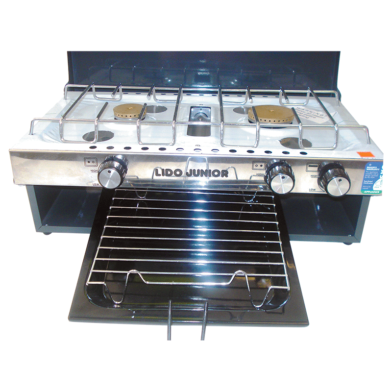 New Lido 2 Junior Burner and Grill With Lid