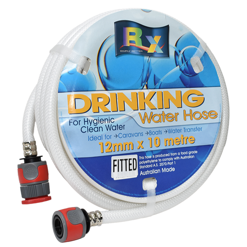 12mm White Non Toxic Water Hose With Fittings