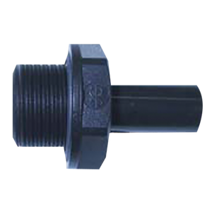 John Guest Plastic 12mm x 1/2 BSP Straight Male Stem Adapter