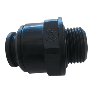 John Guest 12mm 3/8" Straight Adapter Male Plastic