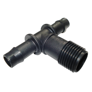 13mm Barbed x 1/2" BSP Male Threaded Tee